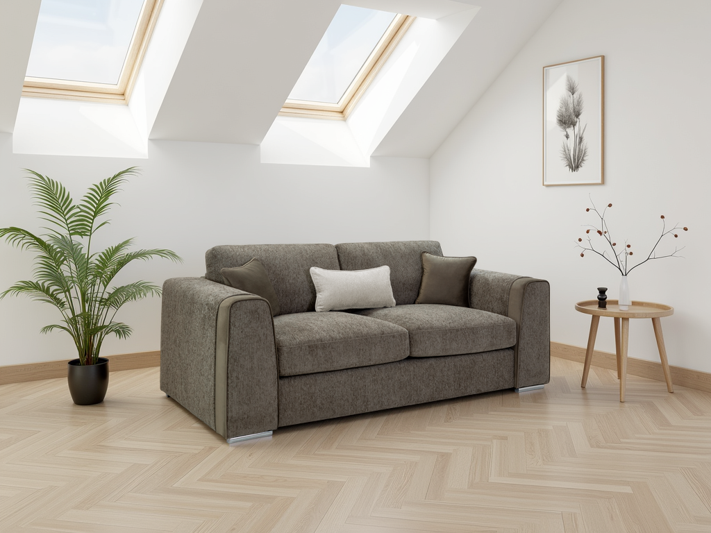 Bamburgh 3 Seater Sofa - Mocha
