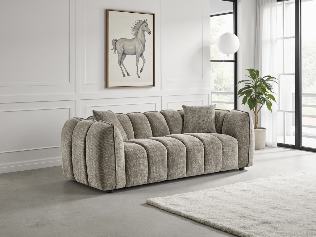 Rye Sofa Mocha 3 Seater