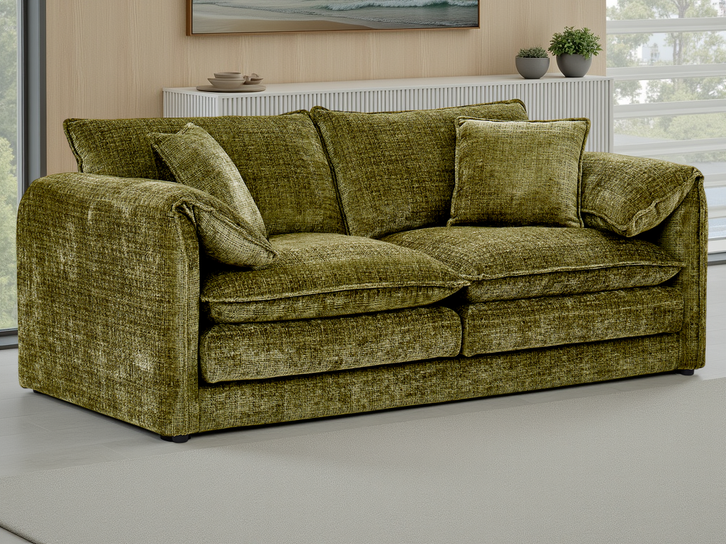 Salcombe Sofa Olive 3 Seater