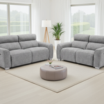 Marsden Electric Recliner Sofa Grey 3+2 Set
