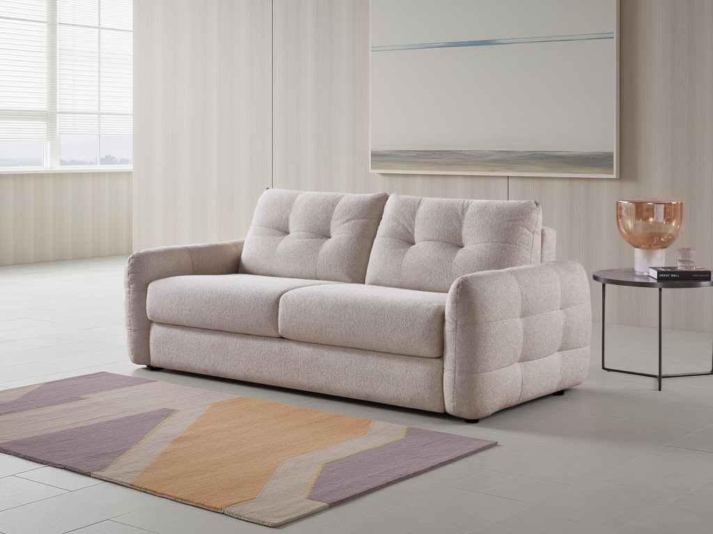 Alnmouth Sofabed Beige 3 Seater