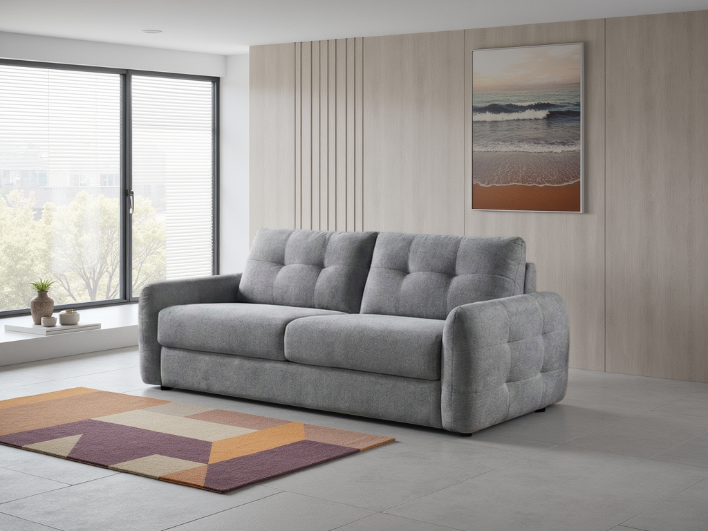 Alnmouth Sofabed Grey 3 Seater