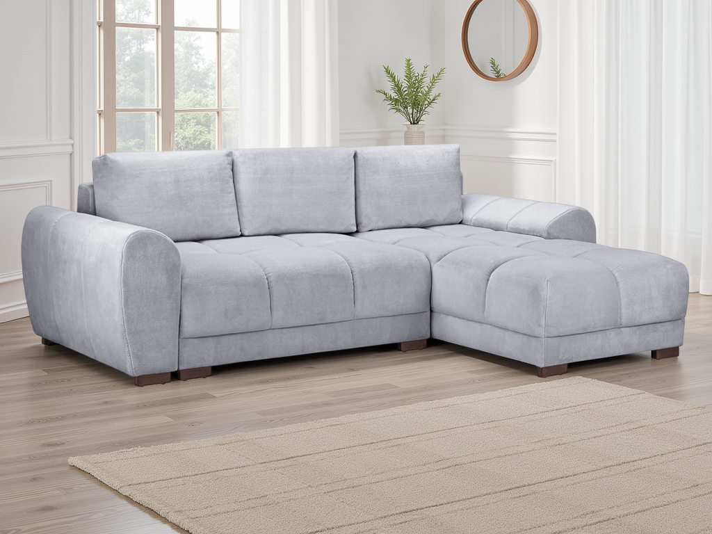 Tenby Corner Sofa Bed - Grey