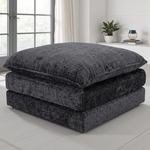 Salcombe Sofa Black Footstool