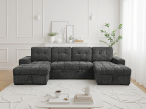 Fowey Corner Sofa Bed - Grey
