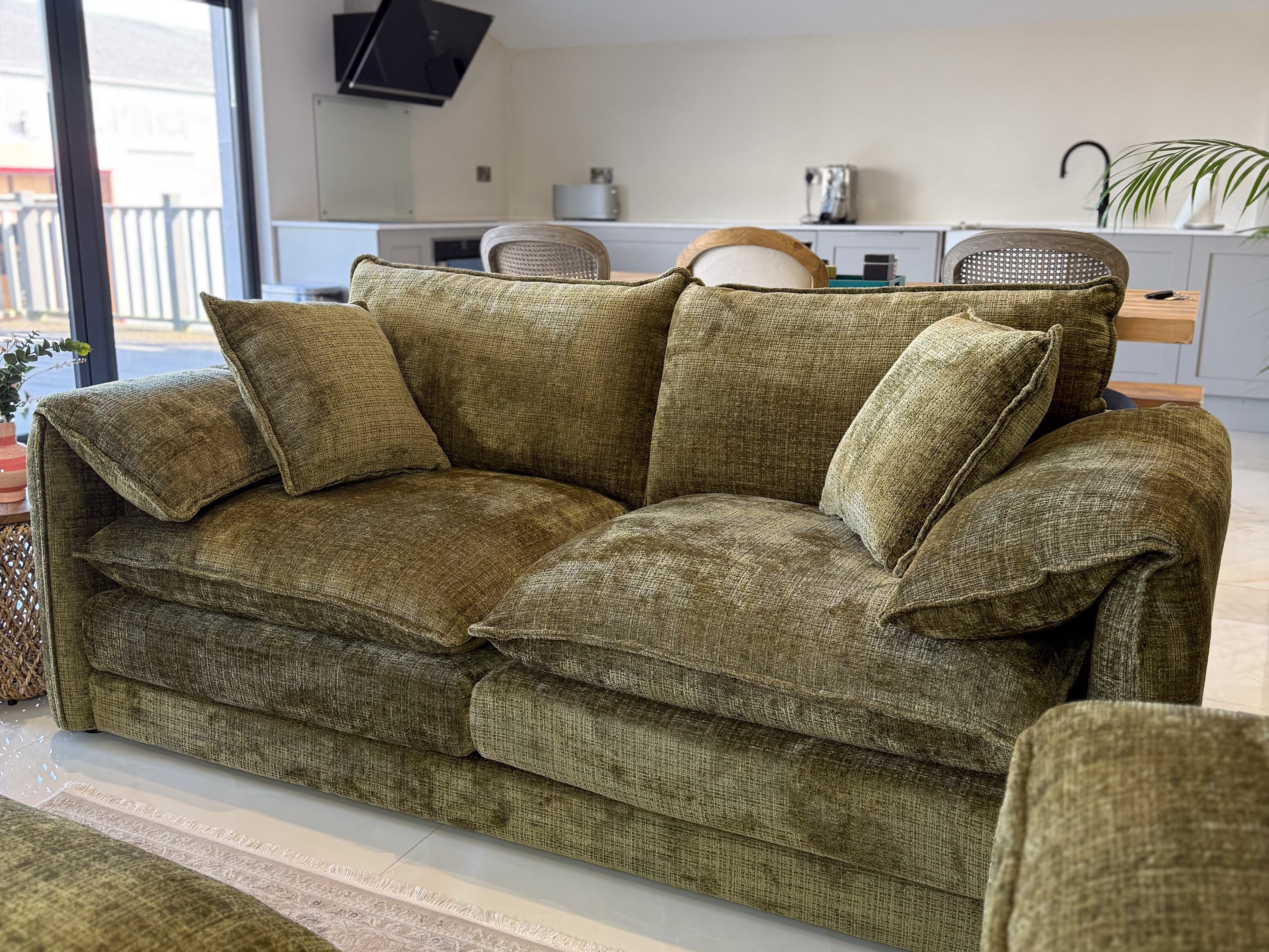 Salcombe Sofa Olive 3 Seater