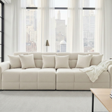 Aldeburgh Sofa Natural 4 Seater