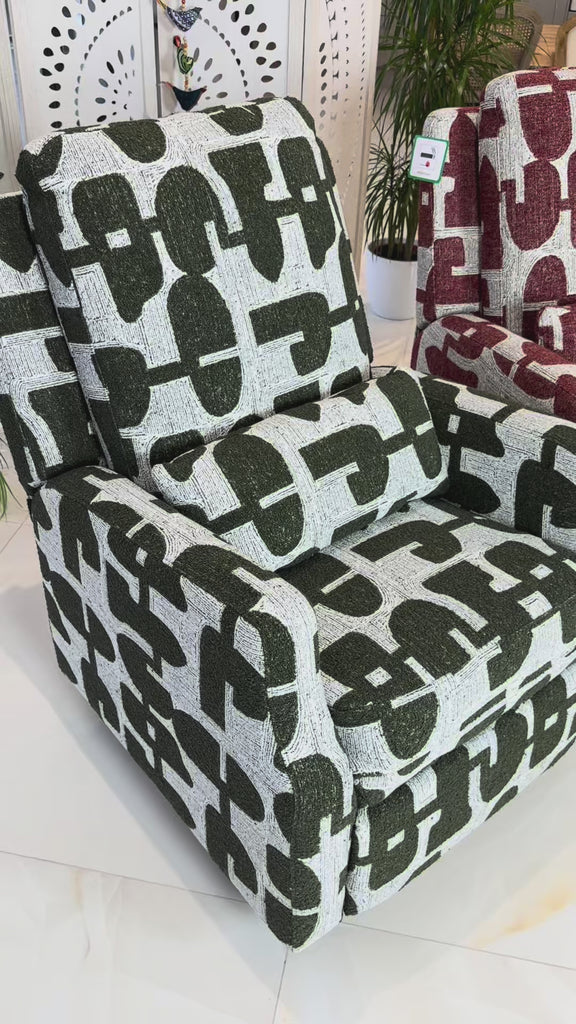 Reeth swivel recliner chair video